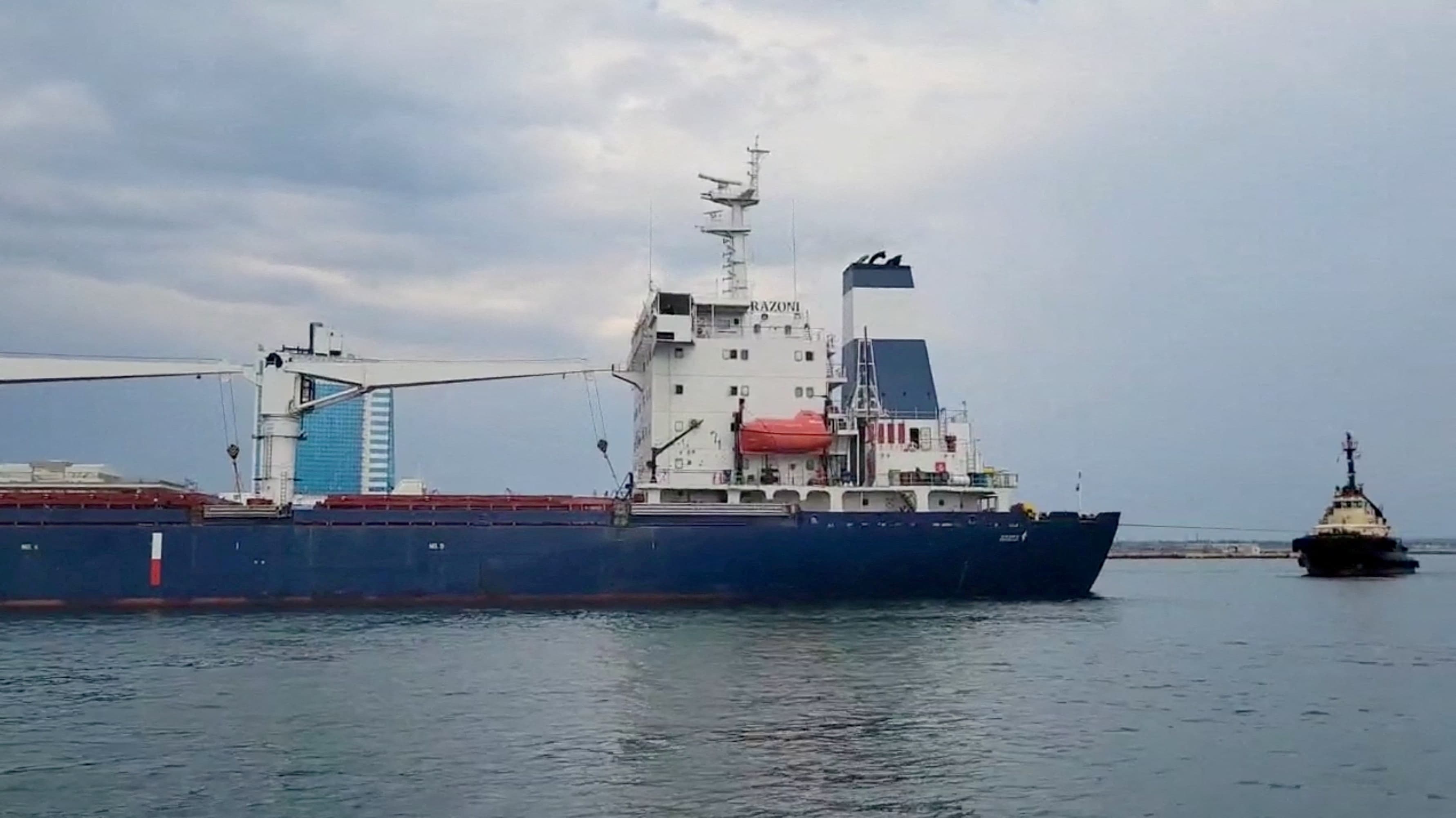 Blinken commemorates departure of Ukraine’s first grain-carrying ship from Black Sea