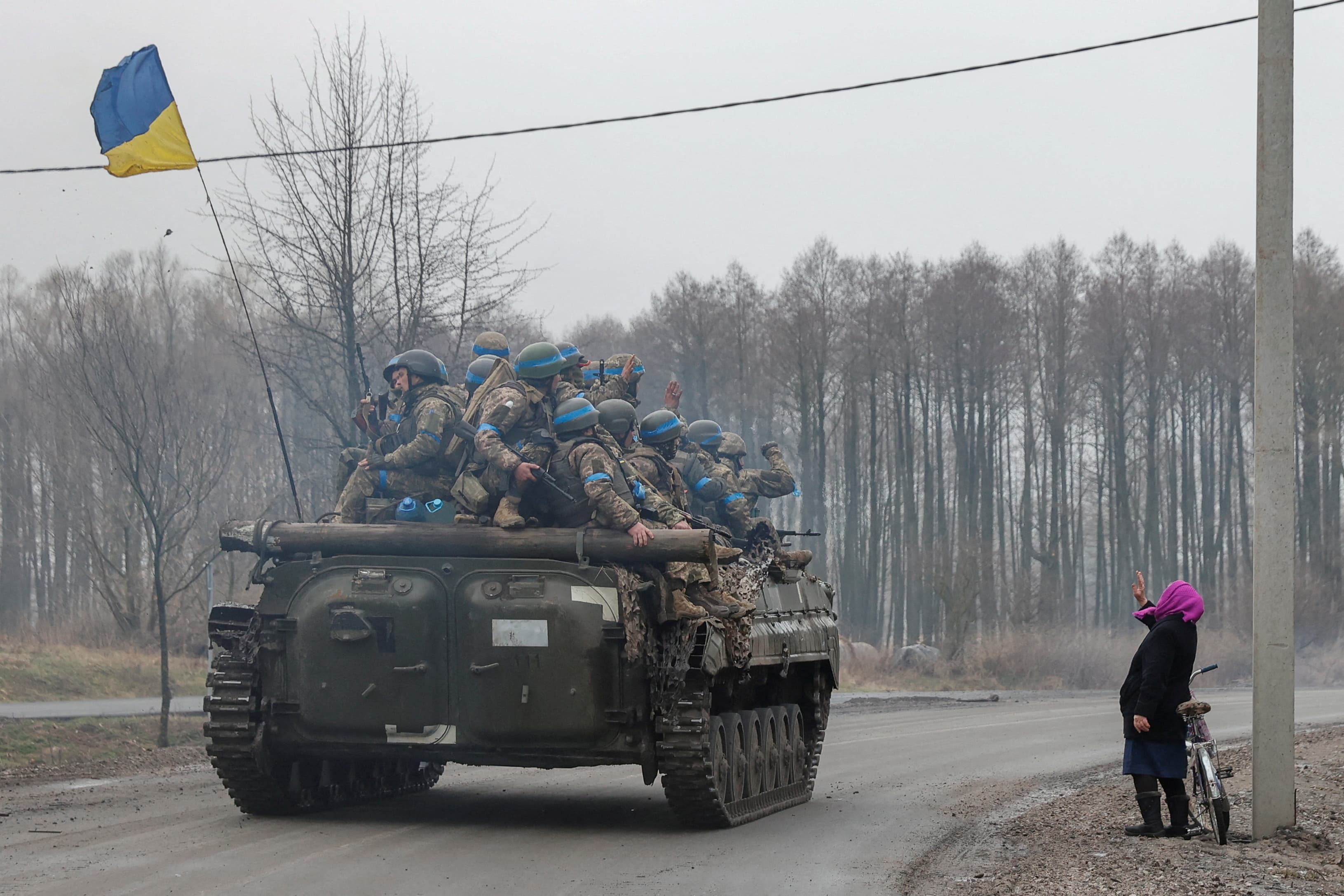 Ukrainian forces have retaken crucial northern area, UK says