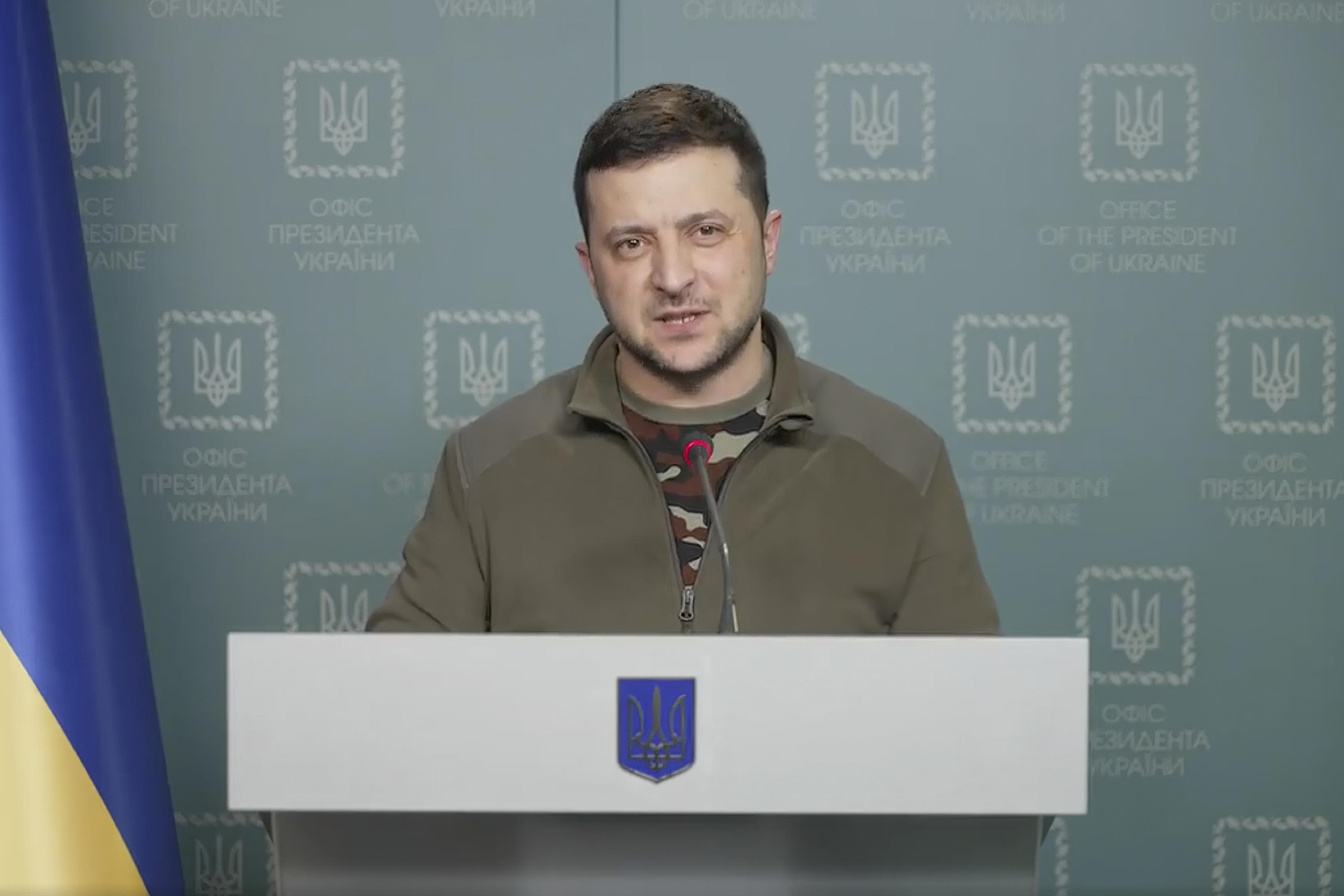 Zelenskyy says Ukraine's troops advance towards Russian-occupied territory